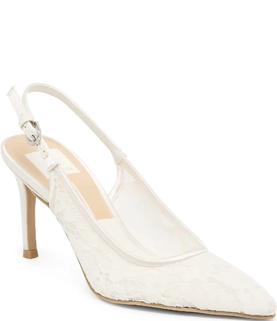 Dolce Vita Yami Lace Slingback Stiletto Pumps