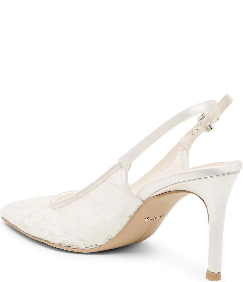 Dolce Vita Yami Lace Slingback Stiletto Pumps