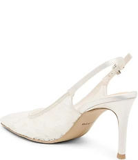 Dolce Vita Yami Lace Slingback Stiletto Pumps