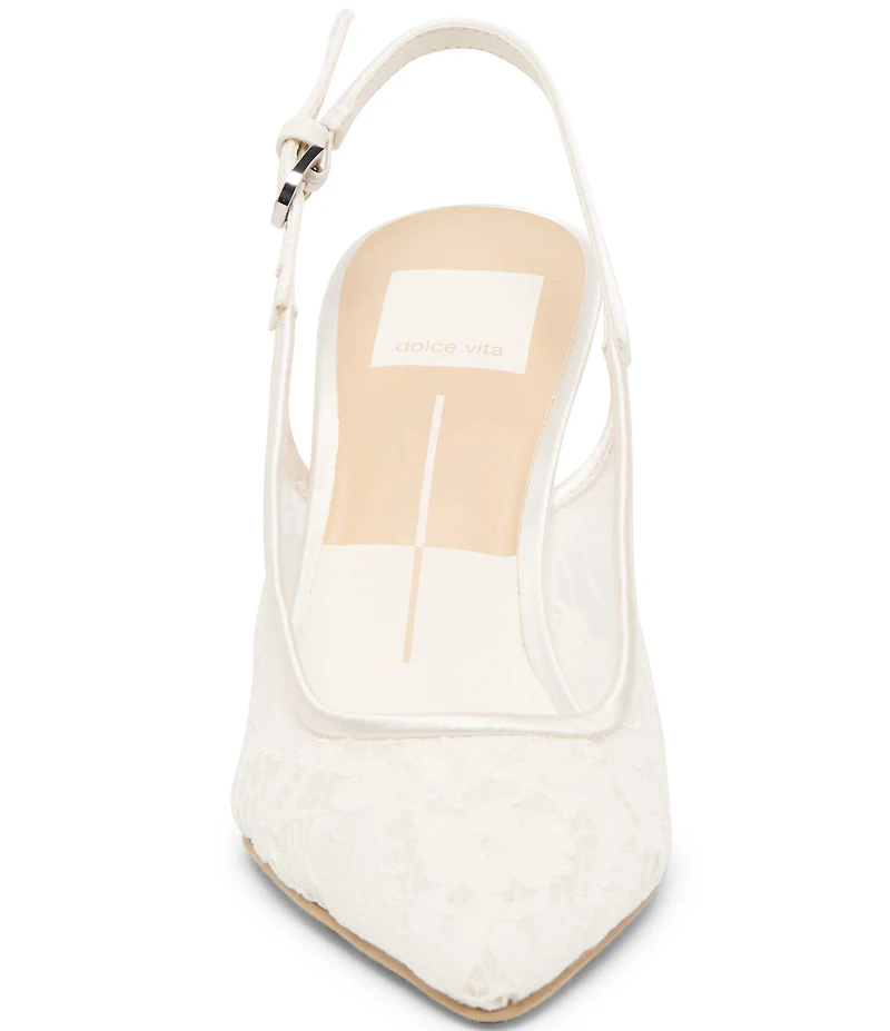 Dolce Vita Yami Lace Slingback Stiletto Pumps