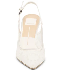 Dolce Vita Yami Lace Slingback Stiletto Pumps