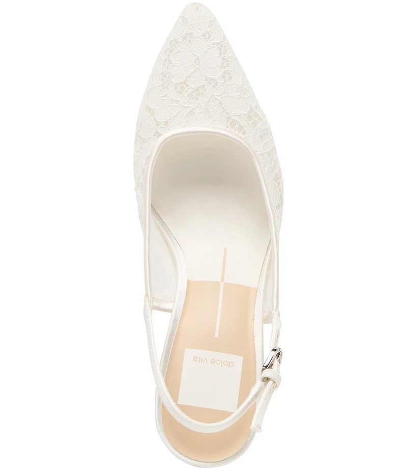 Dolce Vita Yami Lace Slingback Stiletto Pumps