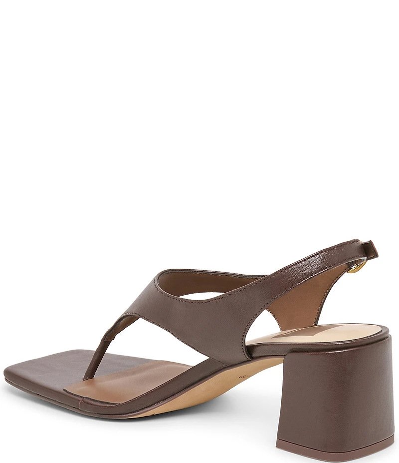 Dolce Vita Yves Leather Thong Sling Back Dress Sandals