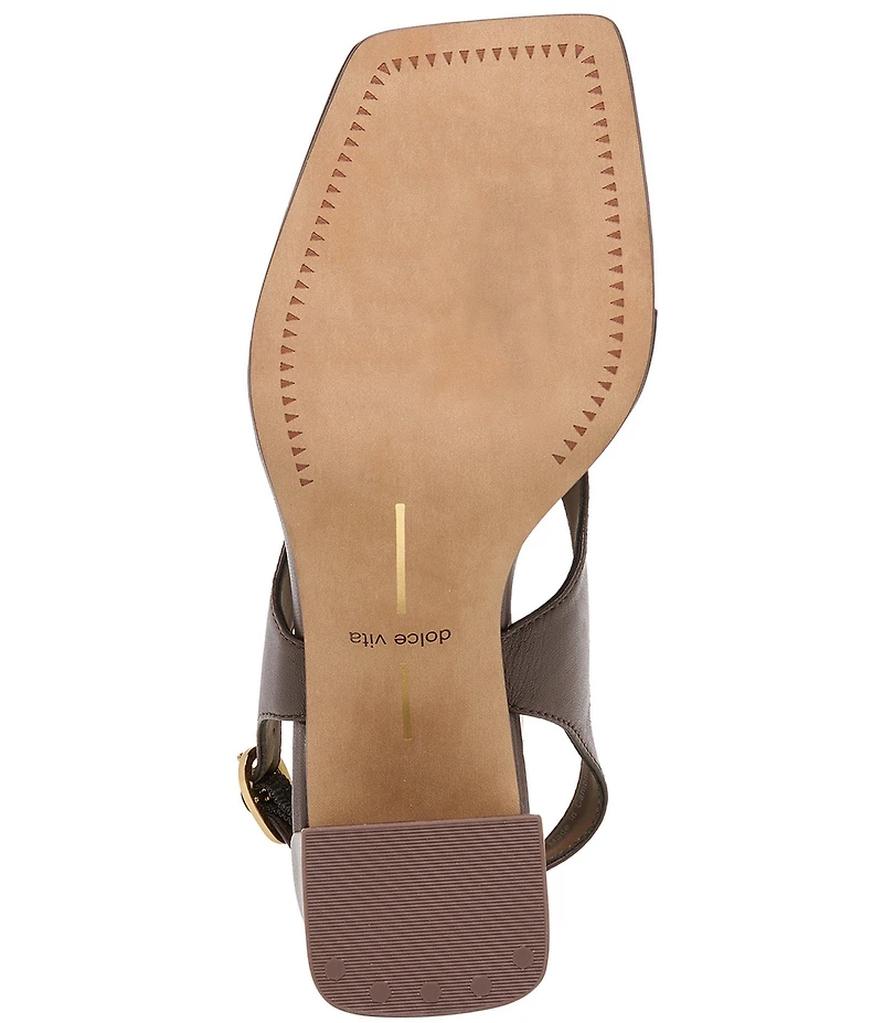 Dolce Vita Yves Leather Thong Sling Back Dress Sandals
