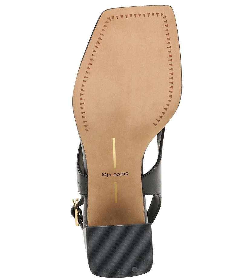 Dolce Vita Yves Leather Thong Sling Back Dress Sandals
