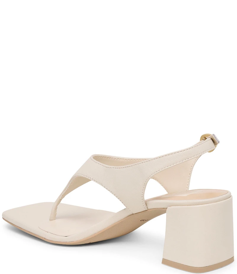 Dolce Vita Yves Leather Thong Sling Back Dress Sandals