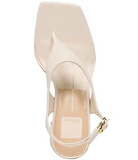 Dolce Vita Yves Leather Thong Sling Back Dress Sandals