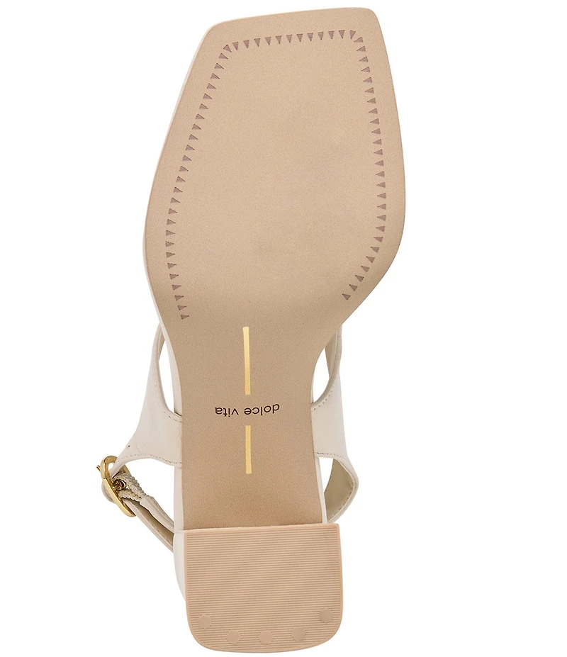 Dolce Vita Yves Leather Thong Sling Back Dress Sandals