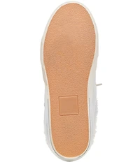Dolce Vita Zantel Plush Metallic Leather Faux Fur Backless Mule Sneakers