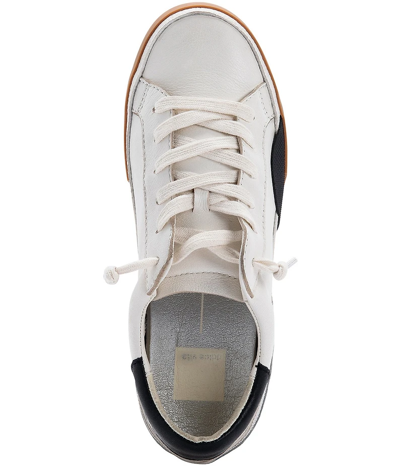 Dolce Vita Zina Leather Slip On Sneakers