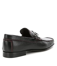 Donald Pliner Men's Dacio 2 Metal Bit Buckle Leather Loafers