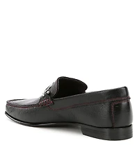 Donald Pliner Men's Dacio 2 Metal Bit Buckle Leather Loafers