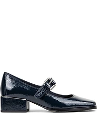 Donald Pliner Amiya Crinkle Patent Leather Mary Jane Pumps