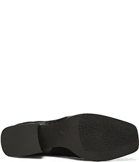 Donald Pliner Azia Suede Square Toe Block Heel Booties