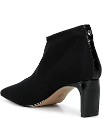 Donald Pliner Birdee Stretch Mesh Crocodile Embossed Heel Shooties