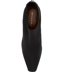 Donald Pliner Birdee Stretch Mesh Crocodile Embossed Heel Shooties