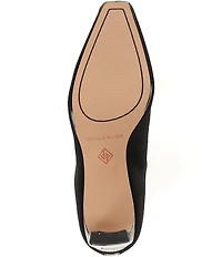Donald Pliner Birdee Stretch Mesh Crocodile Embossed Heel Shooties