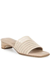 Donald Pliner Clodie Stretch Macrame Slide Sandals