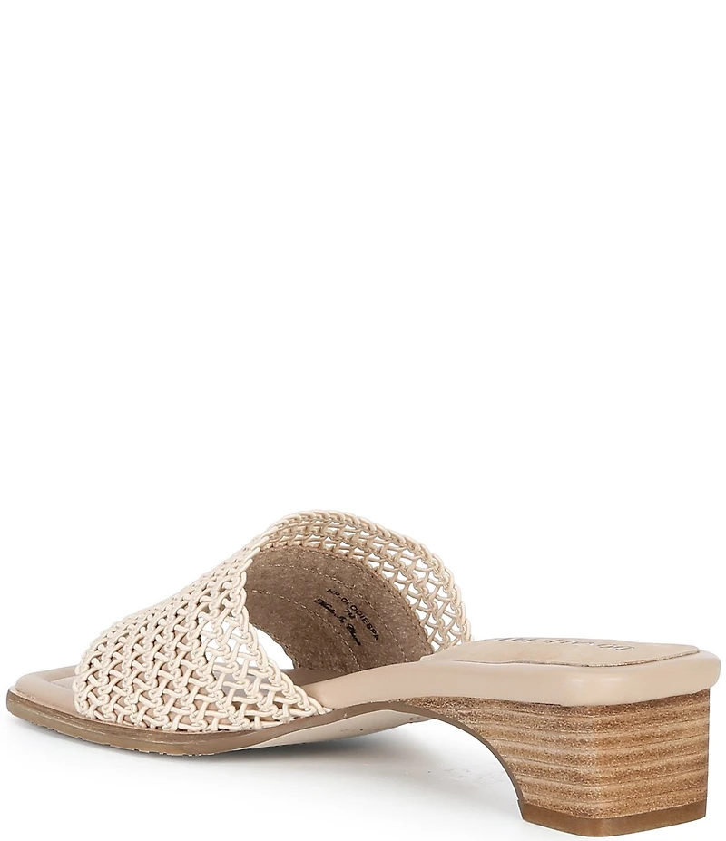 Donald Pliner Clodie Stretch Macrame Slide Sandals