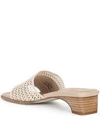 Donald Pliner Clodie Stretch Macrame Slide Sandals