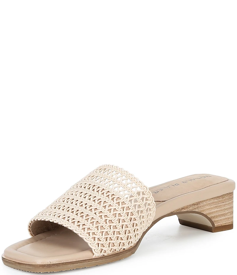 Donald Pliner Clodie Stretch Macrame Slide Sandals
