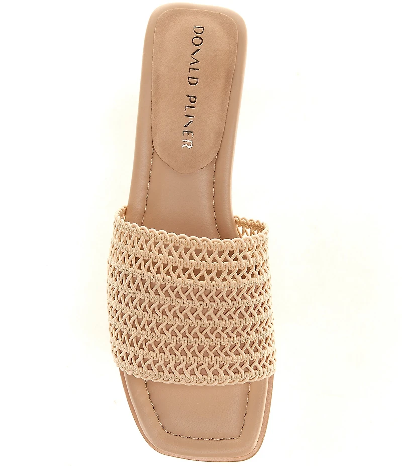 Donald Pliner Clodie Stretch Macrame Slide Sandals