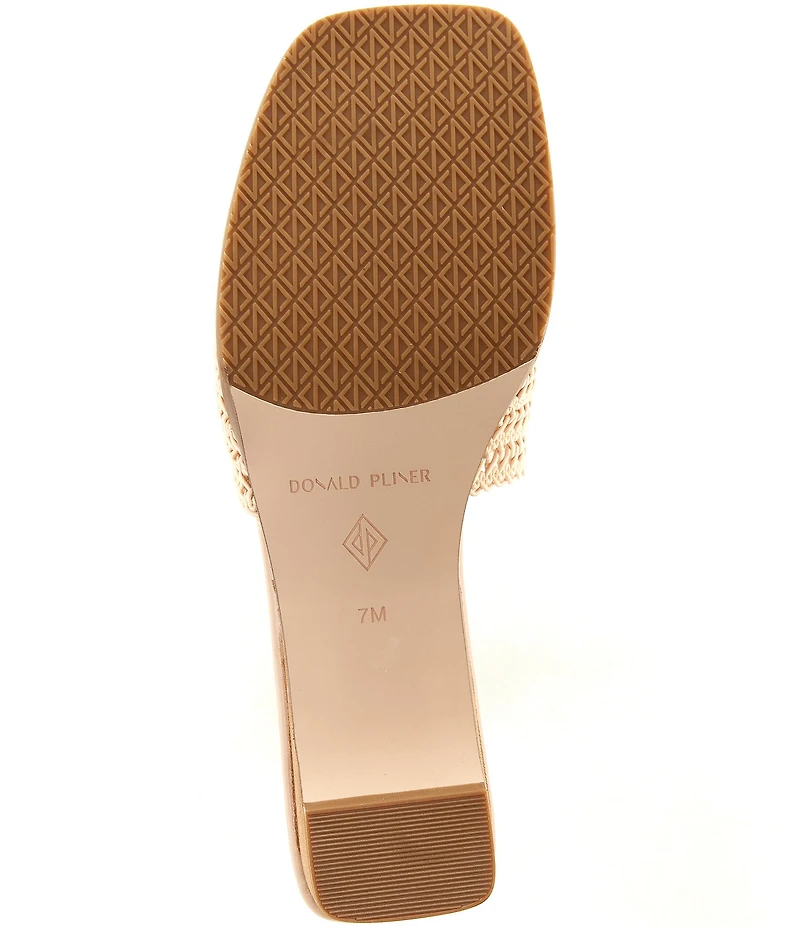 Donald Pliner Clodie Stretch Macrame Slide Sandals