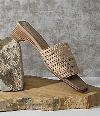 Donald Pliner Clodie Stretch Macrame Slide Sandals