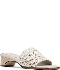 Donald Pliner Clodie Stretch Macrame Slides