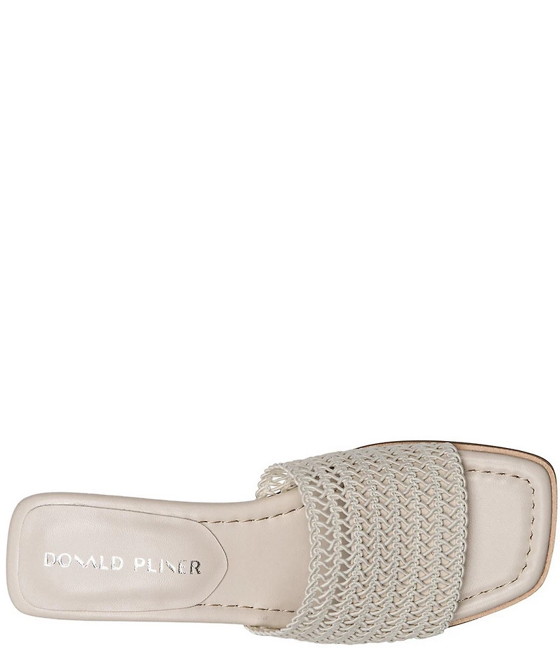 Donald Pliner Clodie Stretch Macrame Slides