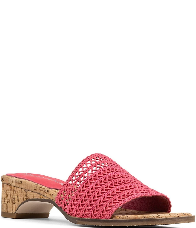 Donald Pliner Clodie Stretch Macrame Slides