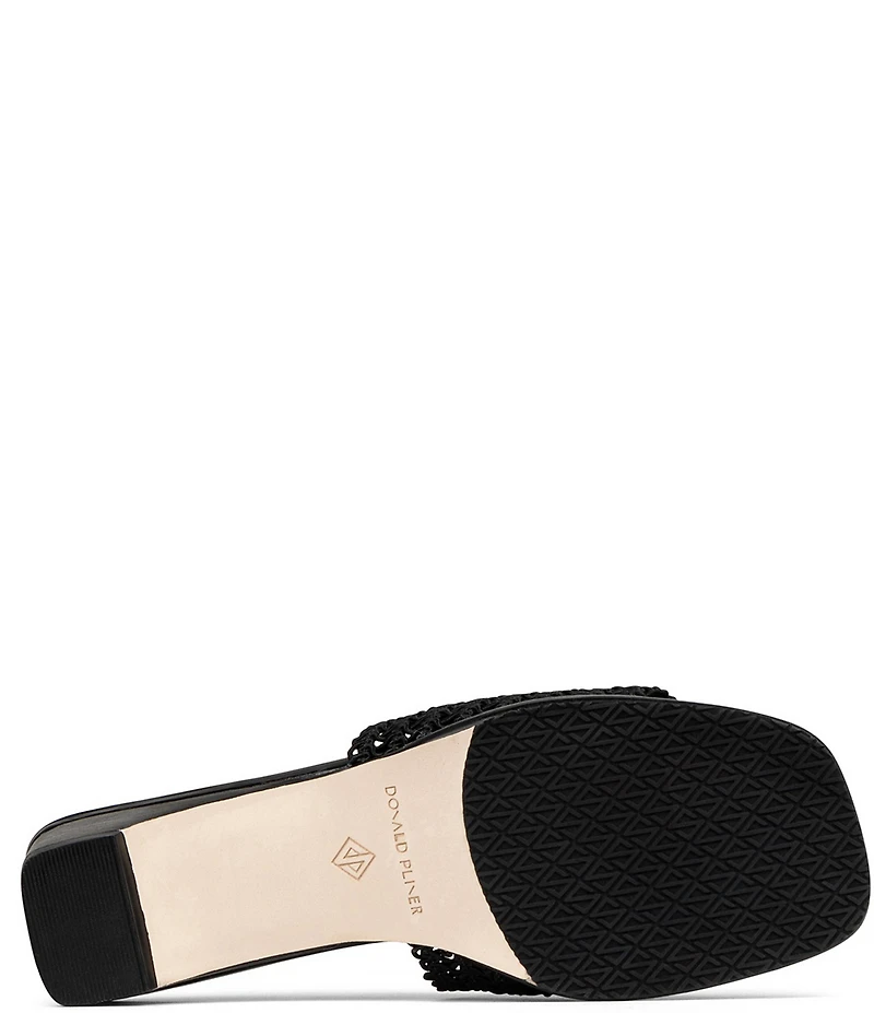 Donald Pliner Clodie Stretch Macrame Slide Sandals