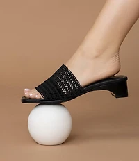 Donald Pliner Clodie Stretch Macrame Slide Sandals