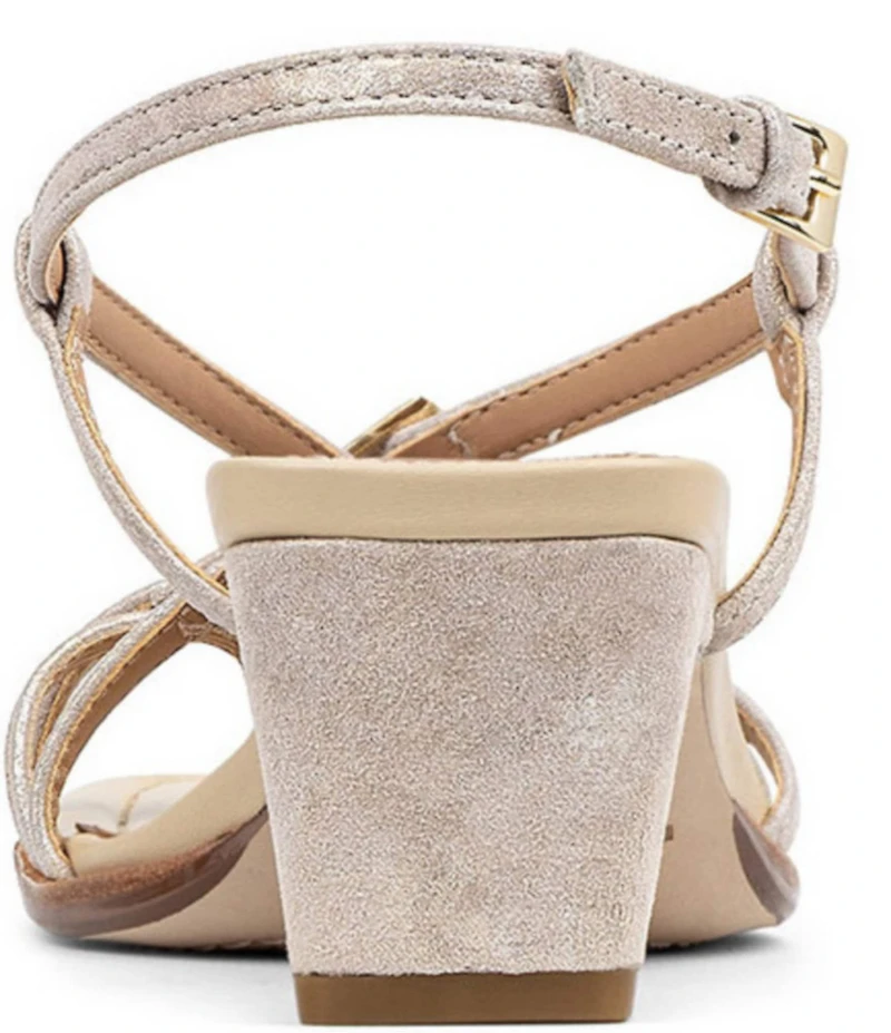 Donald Pliner Daffney Leather Slingback Block Heel Sandals