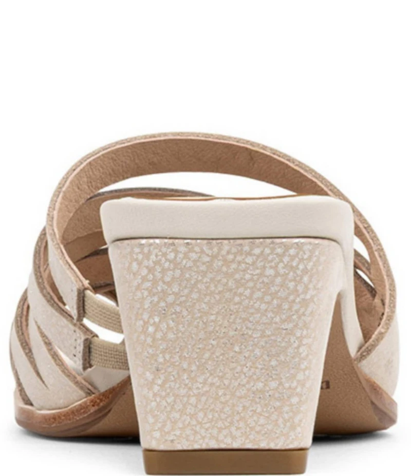 Donald Pliner Dayvi Metallic Tumbled Leather Toe Ring Dress Sandals