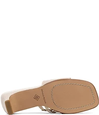 Donald Pliner Dayvi Metallic Tumbled Leather Toe Ring Dress Sandals