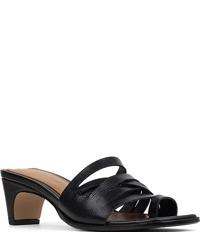 Donald Pliner Dayvi Tumbled Leather Toe Ring Dress Sandals