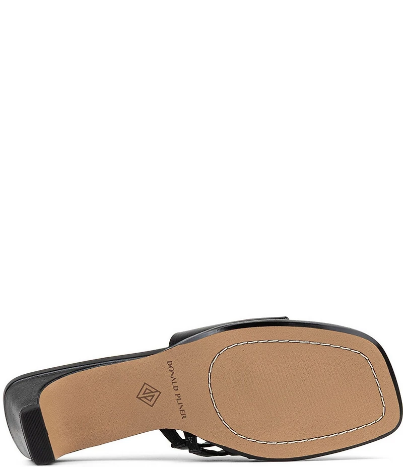 Donald Pliner Dayvi Tumbled Leather Toe Ring Dress Sandals