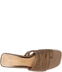 Donald Pliner Dayvi Tumbled Leather Toe Ring Dress Sandals