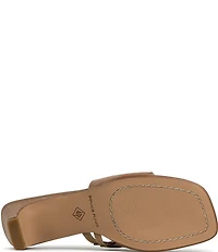 Donald Pliner Dayvi Tumbled Leather Toe Ring Dress Sandals