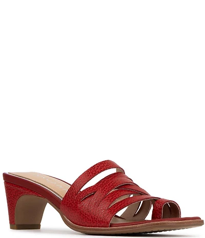 Donald Pliner Dayvi Tumbled Leather Toe Ring Dress Sandals