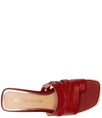 Donald Pliner Dayvi Tumbled Leather Toe Ring Dress Sandals