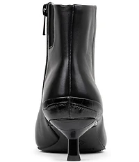 Donald Pliner Dazha Leather Kitten Heel Dress Booties