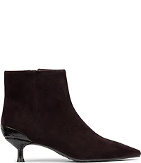 Donald Pliner Dazha Suede Kitten Heel Dress Booties