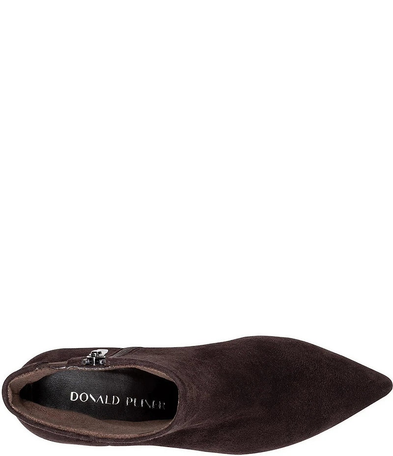 Donald Pliner Dazha Suede Kitten Heel Dress Booties