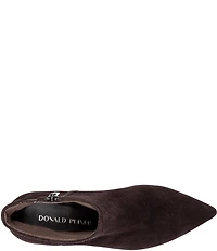 Donald Pliner Dazha Suede Kitten Heel Dress Booties