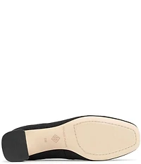 Donald Pliner Delite Crepe Square Toe Block Heel Pumps