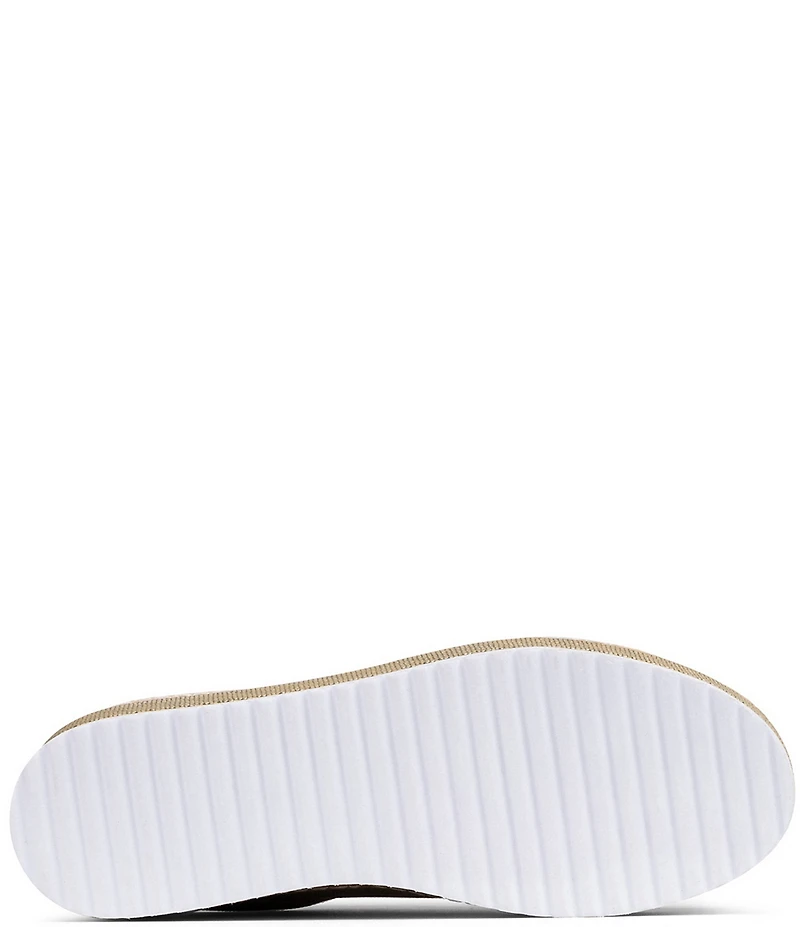 Donald Pliner Dew Shiny Raffia Side Zip Platform Sneakers