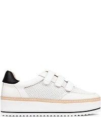 Donald Pliner Dreamboat Perforated Leather Platform Sneakers