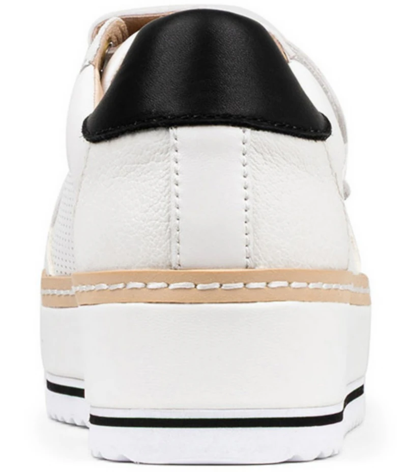 Donald Pliner Dreamboat Perforated Leather Platform Sneakers